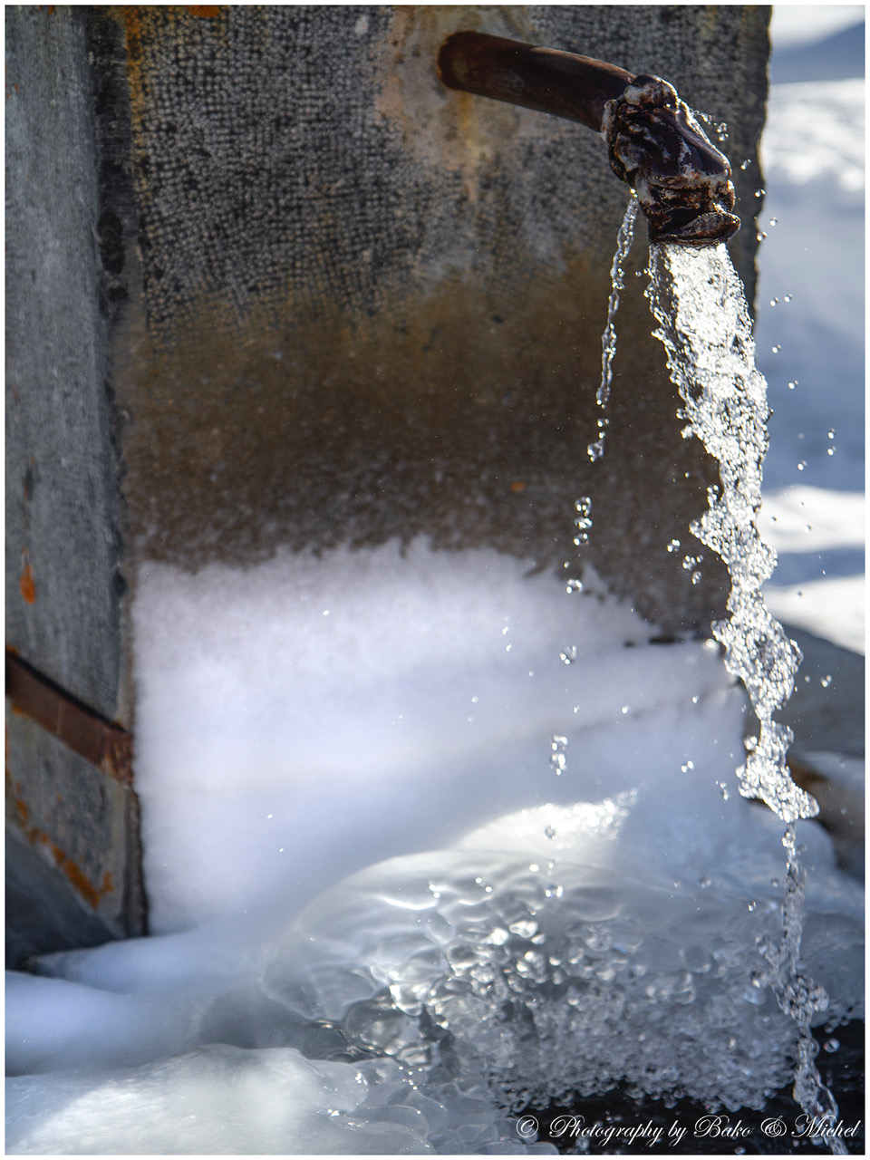 DE L'EAU À LA GLACE 